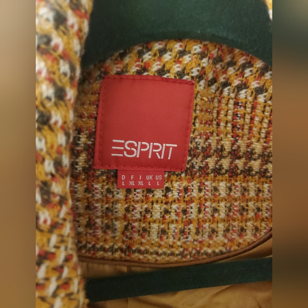 Vintage Esprit- Gorgeous Pumpkin ๐ spice coat sz.Large - Picture 2 of 10